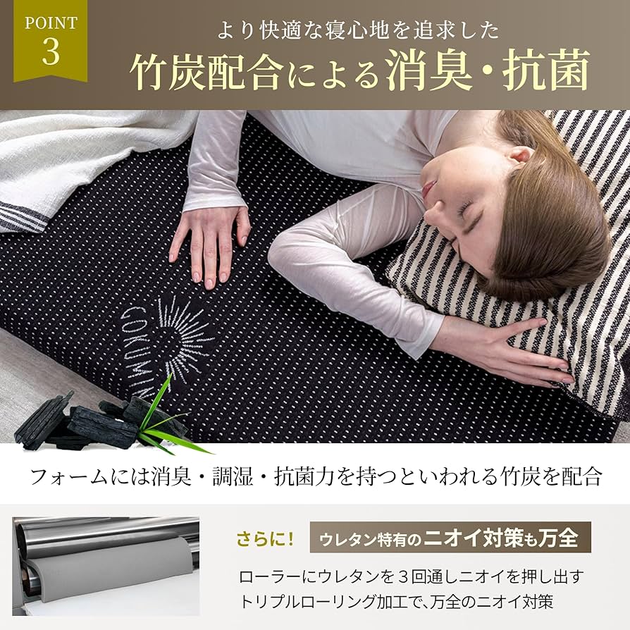 GOKUMIN マットレス 低反発 厚さ5cm 【抗菌防臭加工】サイズ:ダブル Amazon.co.jp: GOKUMIN マットレス 低反発 ベットマット 敷布団